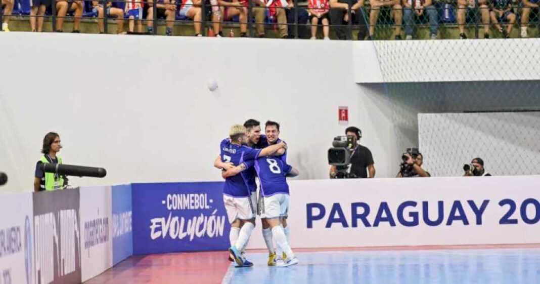 argentina,-a-la-final-de-la-copa-america-de-futsal:-el-gol-del-triunfo-ante-paraguay-y-a-que-hora-juega-contra-brasil