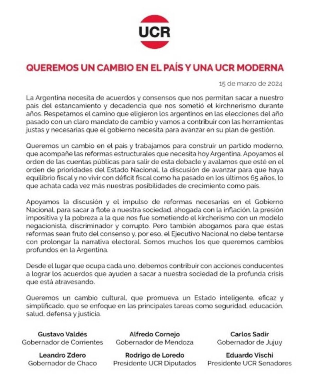 gobernadores-y-jefes-de-bloque-de-la-ucr-salieron-a-diferenciarse-de-martin-lousteau-por-el-voto-en-contra-del-dnu-y-recrudece-la-interna:-queremos-un-cambio-en-el-pais