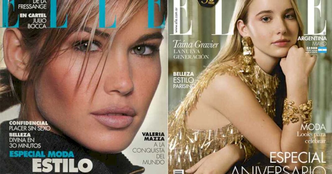 los-30-anos-de-la-revista-elle,-de-valeria-mazza-a-su-hija-taina-gravier